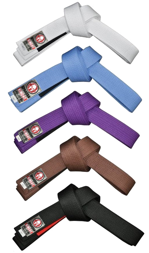 SPARTAN COMBAT Brazilian Jiu-Jitsu Rank Belts - Various Colors