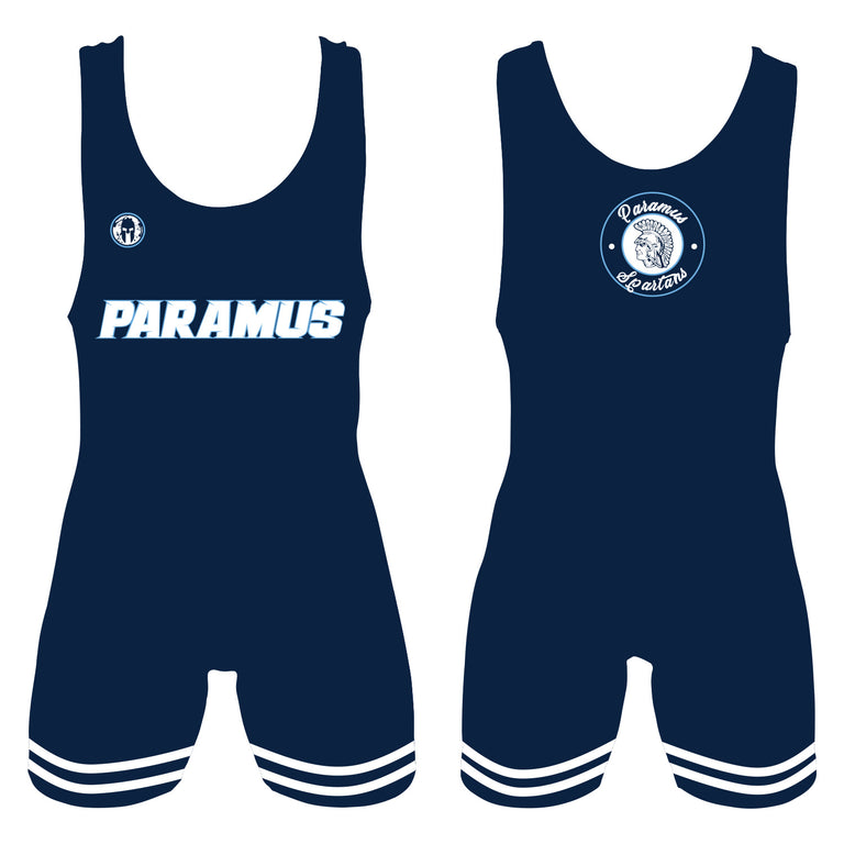 Paramus Wrestling Team Navy Singlet