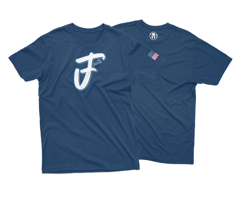 Jax Forrest Soft Cotton Blue Tee