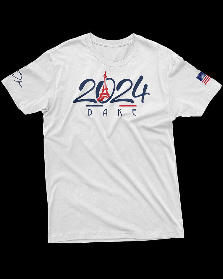 Kyle Dake '2024 Olympic Games' Paris Tee - White