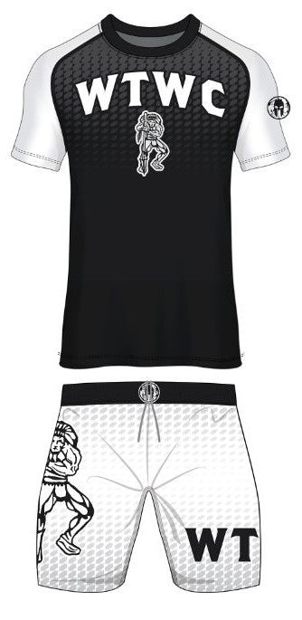 Warrior Trained Wrestling Team Tee & Shorts Set