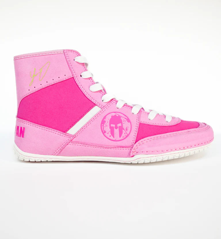 SPARTAN Combat Yianni Wrestling Shoe Pink