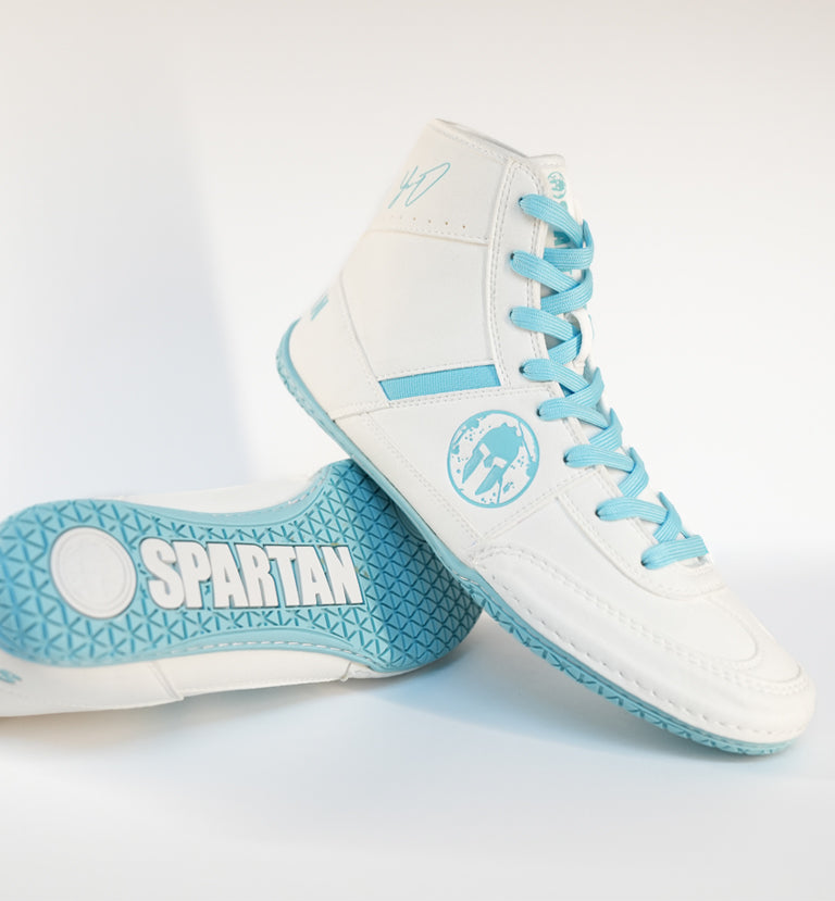 *PRE-ORDER* SPARTAN COMBAT YIANNI WRESTLING SHOE (WHITE ICE) - MEN'S