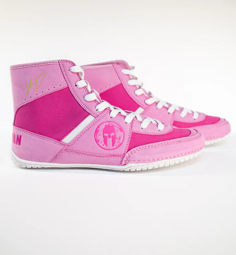 SPARTAN Combat Yianni Wrestling Shoe Pink