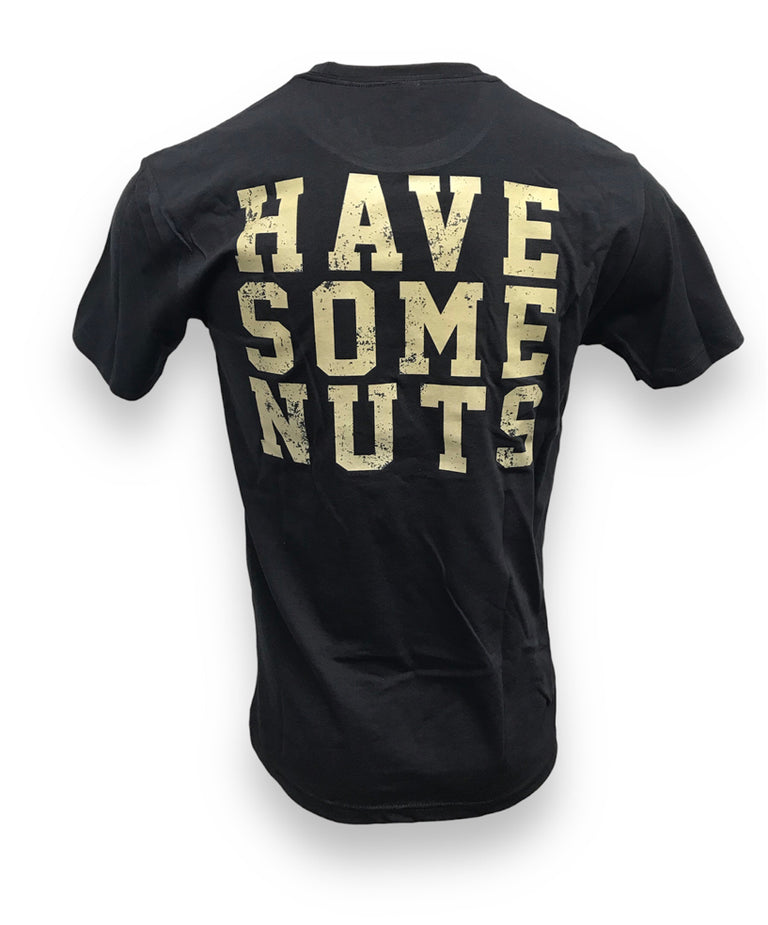 YIANNI Have Some Nuts Squirrel Black Tee