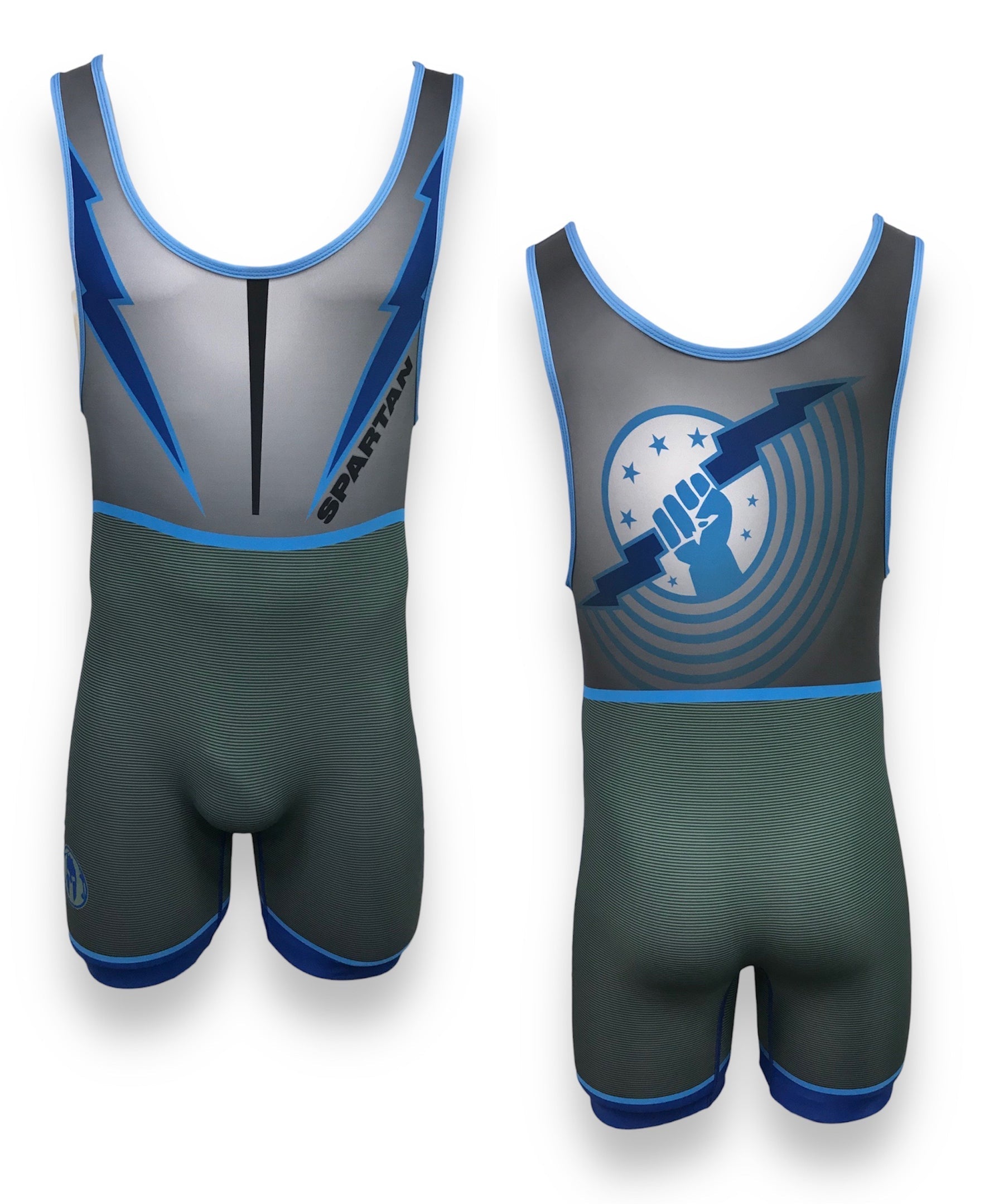 SPARTAN WRESTLING SINGLET PILOT SERIES "Iceman" MEN'S CUT