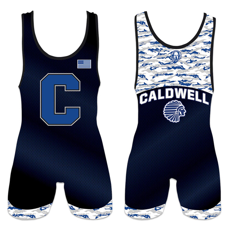 Caldwell Wrestling Team Singlet (Black)