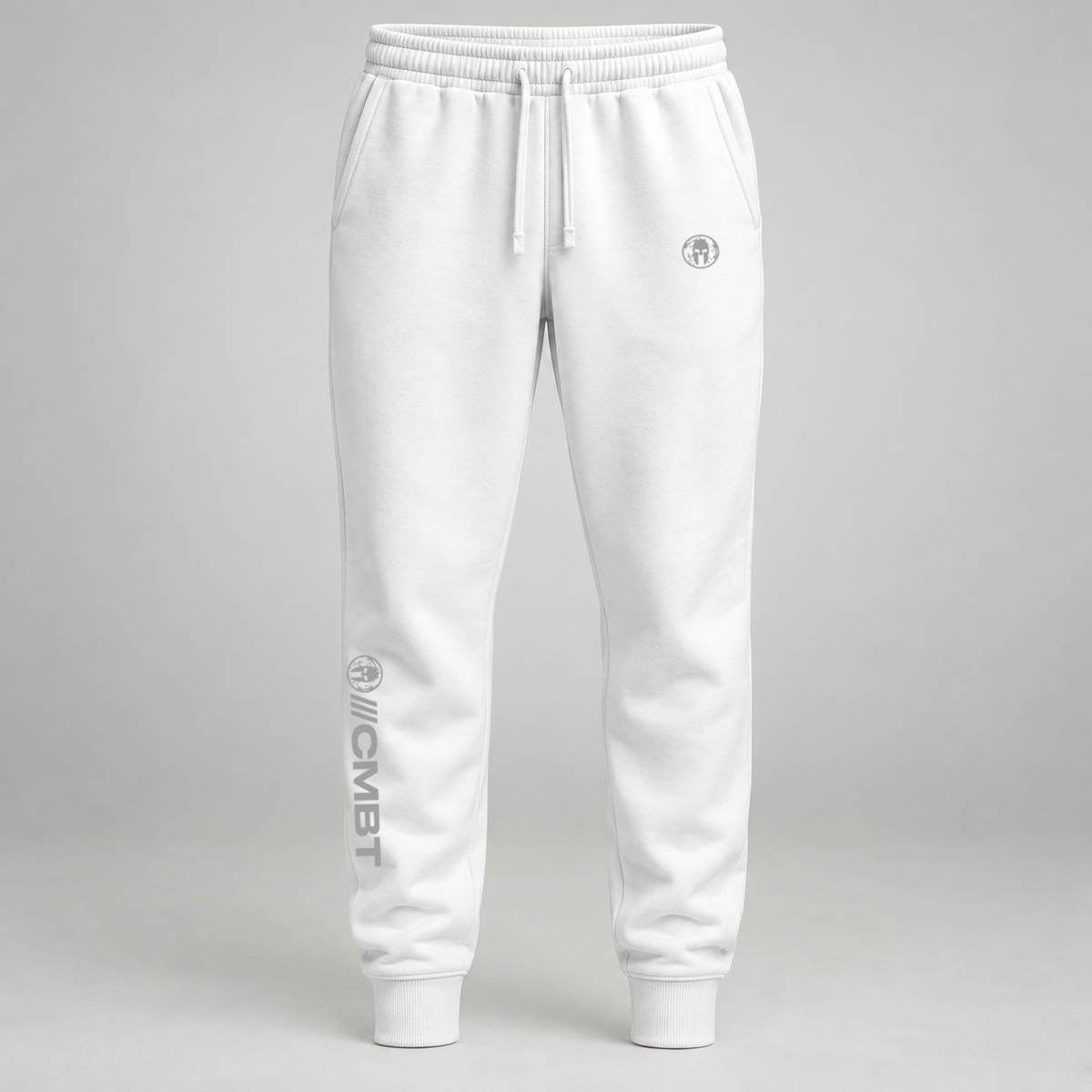 SPARTAN CMBT Performance Fleece Joggers – White
