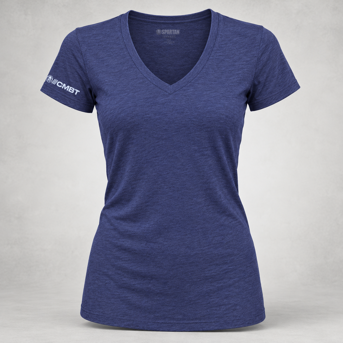 SPARTAN CMBT Women s Triblend Deep V Neck Tee