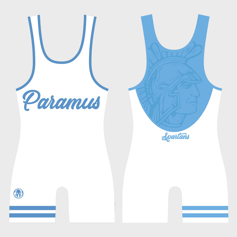 Paramus Wrestling Singlet - White