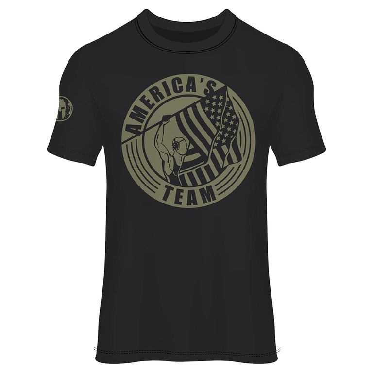 America's Team Wrestling Team - Black Tee