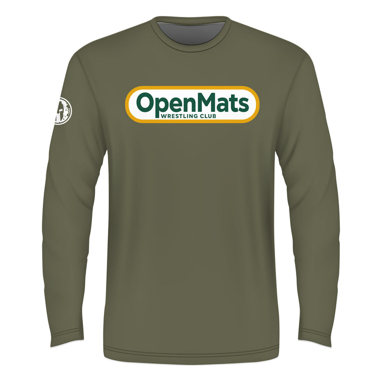 Open Mats Team Long Sleeve Cotton Tee