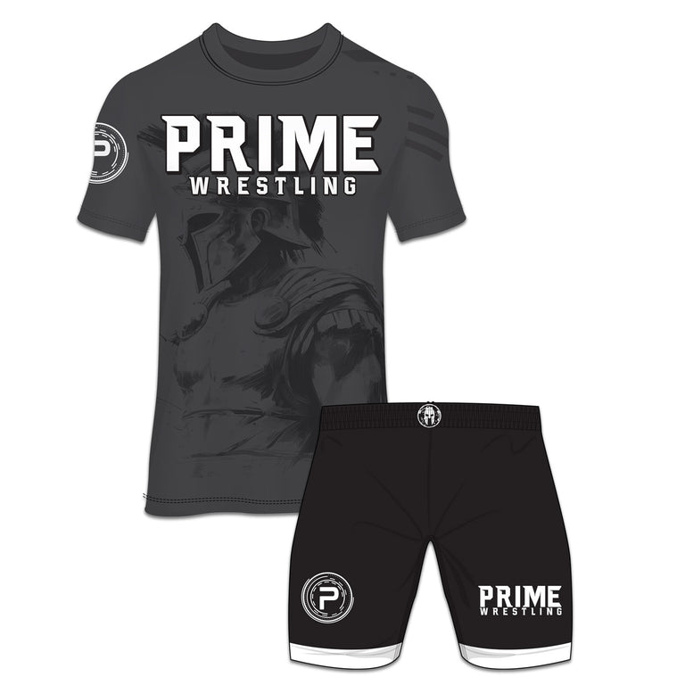 Prime Wrestling Club Tee & Shorts Bundle