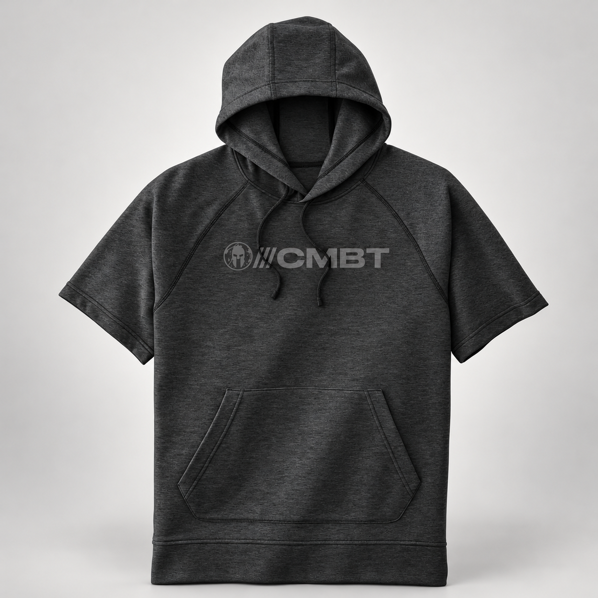 SPARTAN CMBT Tri Blend Fleece S S Hooded Pullover