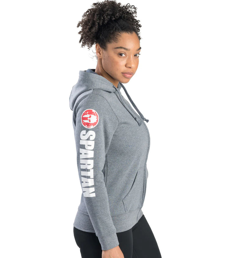 SPARTAN by CRAFT Classic Logo Full Zip Hoodie - Womens
