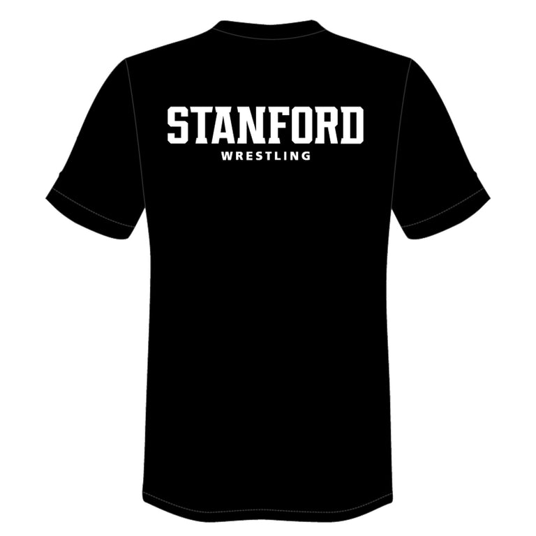 Stanford Wrestling Team Red or Black Short Sleeve Tee