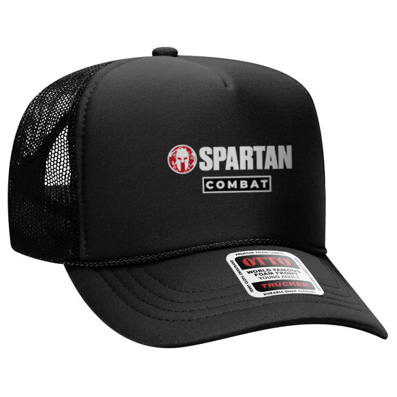 Spartan CMBT Mesh Back Trucker - Black