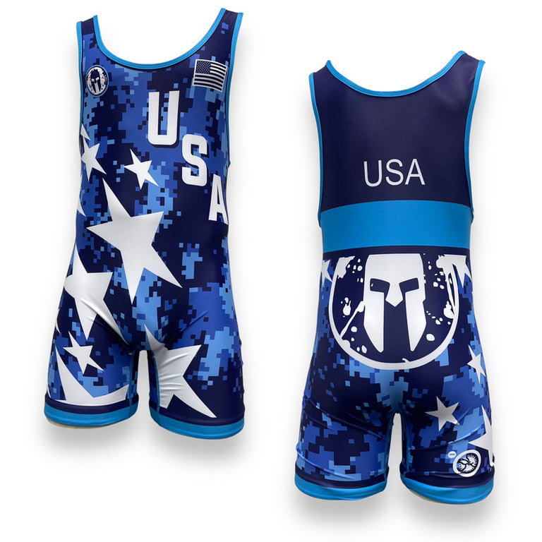 *NEW* USA Trials Singlets 6 Different Colors - Youth & Adult (Men & Womens Cut)