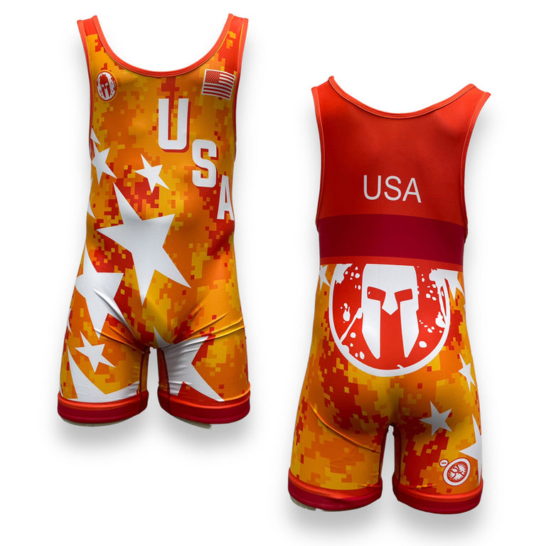 *NEW* USA Trials Singlets 6 Different Colors - Youth & Adult (Men & Womens Cut)