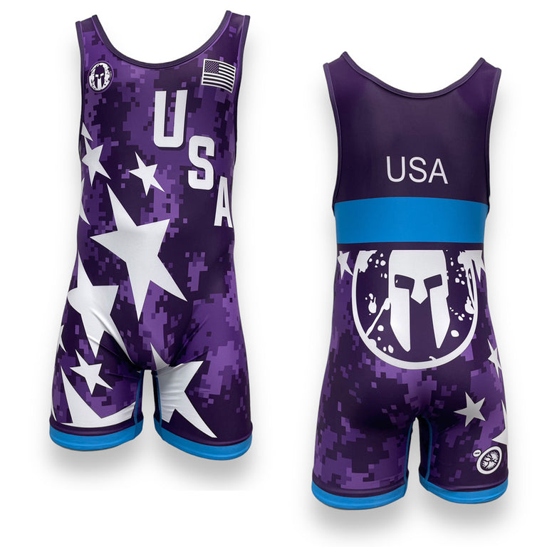 *NEW* USA Trials Singlets 6 Different Colors - Youth & Adult (Men & Womens Cut)