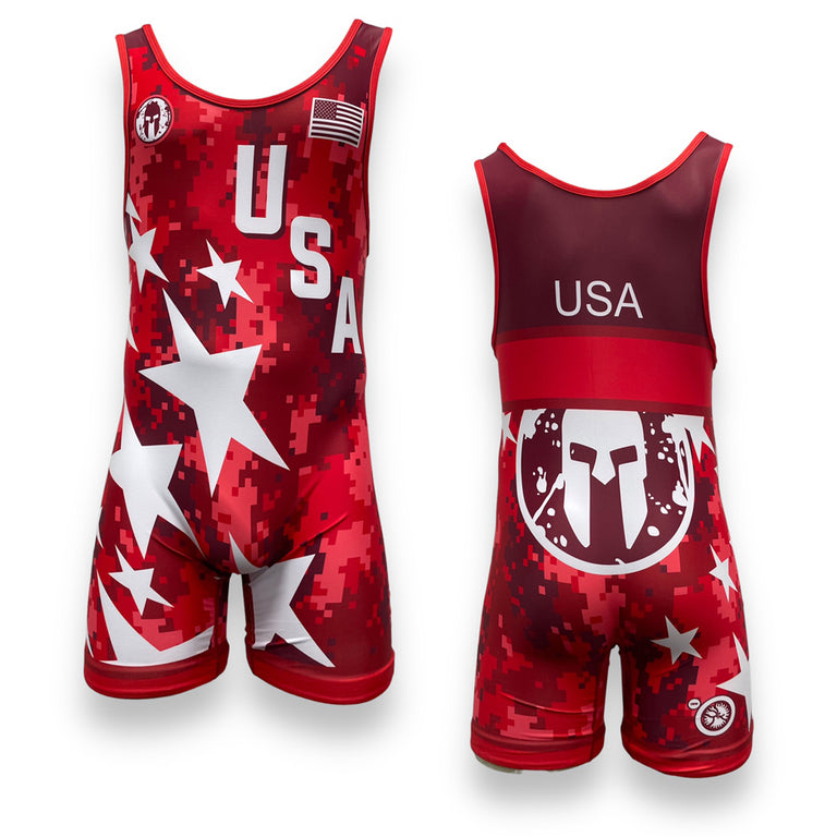 *NEW* USA Trials Singlets 6 Different Colors - Youth & Adult (Men & Womens Cut)