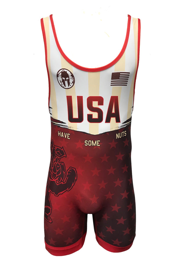 Yianni 'Have Some Nuts' USA Singlet Combo - Men's & Youth