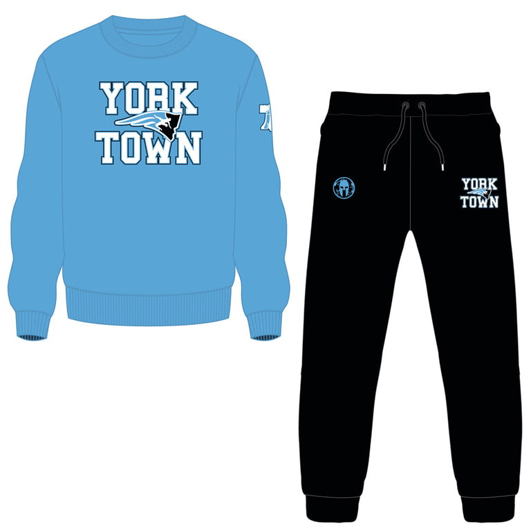 Yorktown Wrestling Team Crewneck & Joggers Combo