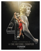 SIGNED YIANNI 2023 CHAMPIONSHIP POSTER