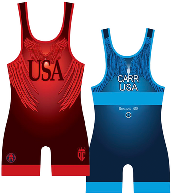 Freestyle wrestling hot sale singlets low cut