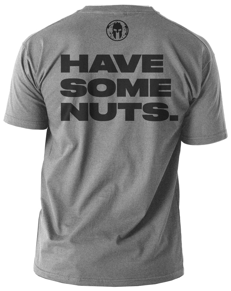 YIANNI - Have Some Nuts Gray Cotton Tee