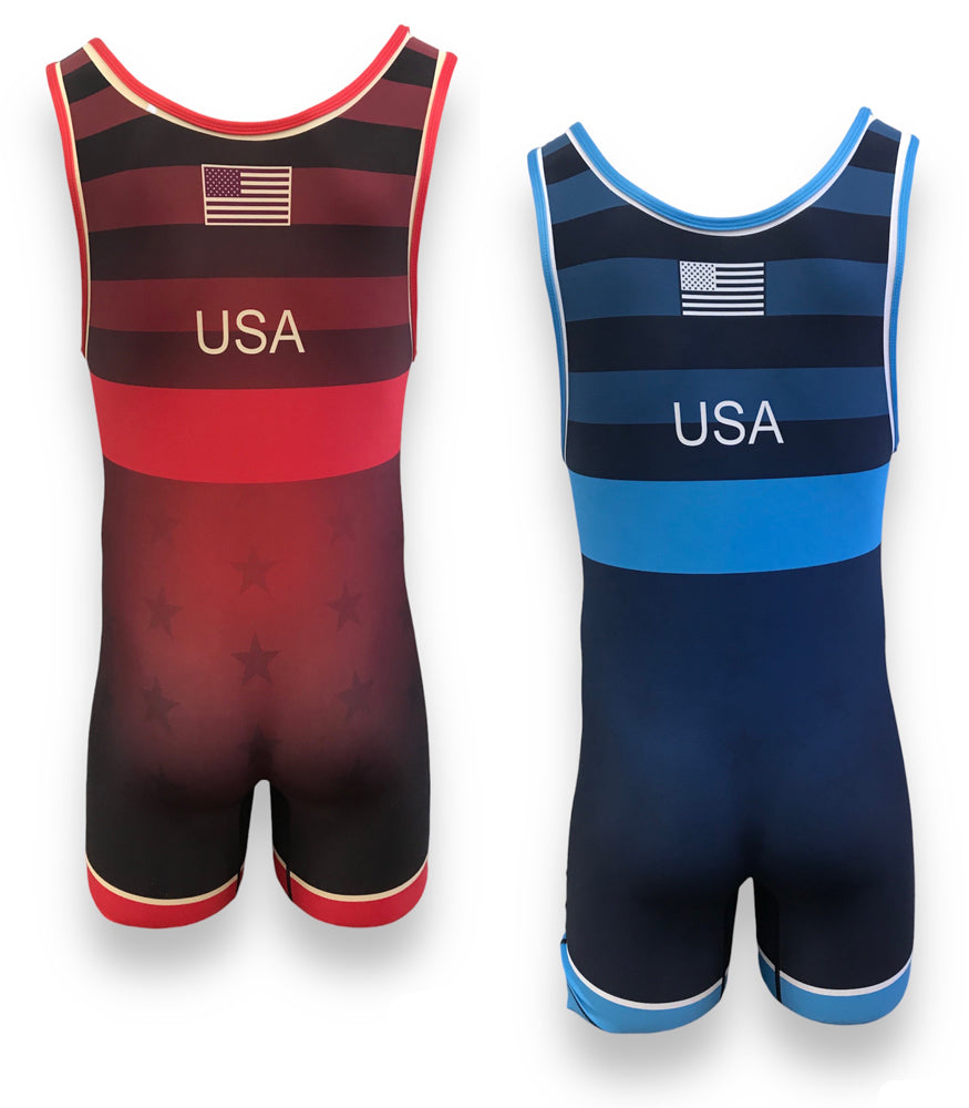 USA SINGLET COMBO *NEW 2023* - MEN'S, WOMEN'S & YOUTH CUT