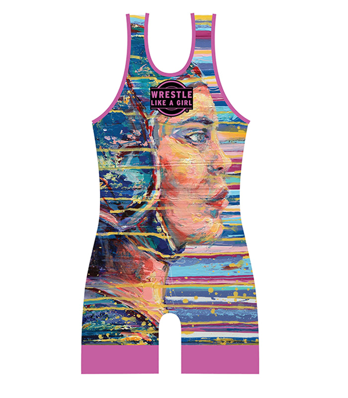 Wrestle Like A Girl Festival Singlet - Men's Cut